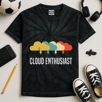 Devops Engineer Cloud Computing Cloud Enthusiast Kids Tie-Dye T-Shirt