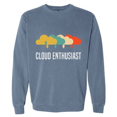 Devops Engineer Cloud Computing Cloud Enthusiast Garment-Dyed Sweatshirt