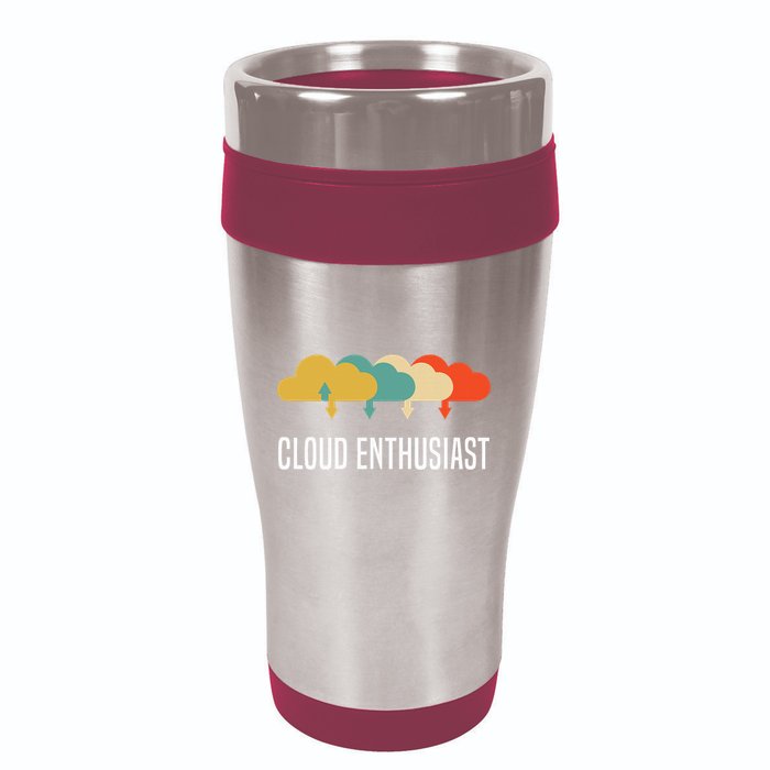 Devops Engineer Cloud Computing Cloud Enthusiast 16oz Travel Tumbler