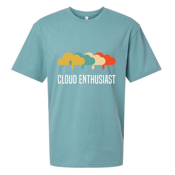 Devops Engineer Cloud Computing Cloud Enthusiast Sueded Cloud Jersey T-Shirt