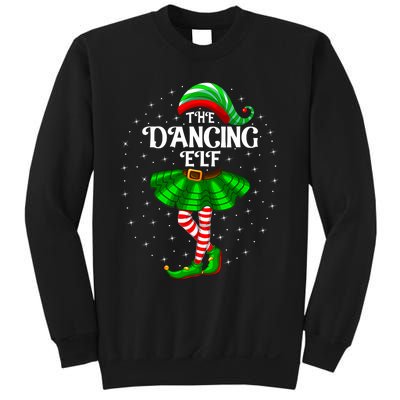 Dancing Elf Christmas Family Matching Women Girl Xmas Dance Sweatshirt