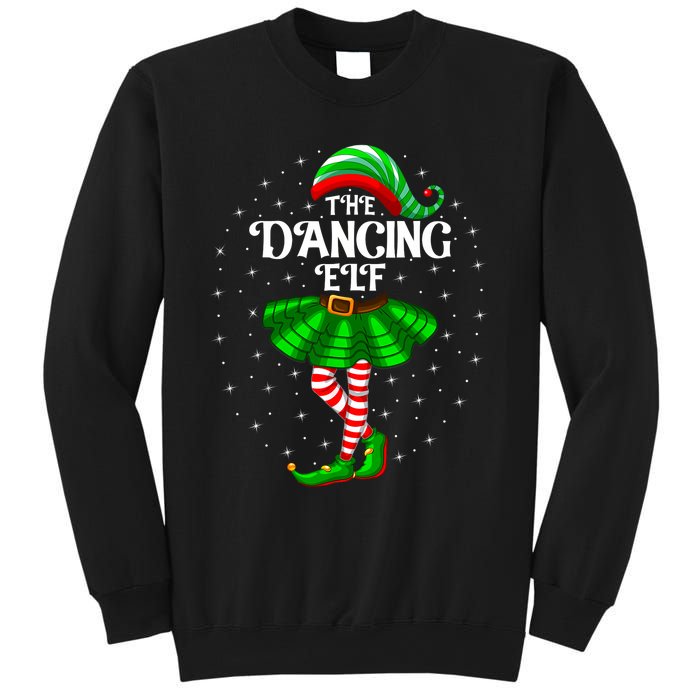 Dancing Elf Christmas Family Matching Women Girl Xmas Dance Sweatshirt