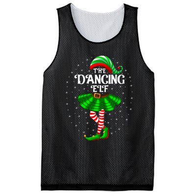 Dancing Elf Christmas Family Matching Women Girl Xmas Dance Mesh Reversible Basketball Jersey Tank