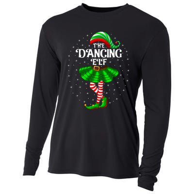 Dancing Elf Christmas Family Matching Women Girl Xmas Dance Cooling Performance Long Sleeve Crew