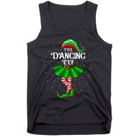 Dancing Elf Christmas Family Matching Women Girl Xmas Dance Tank Top