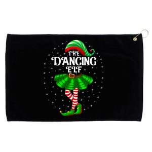 Dancing Elf Christmas Family Matching Women Girl Xmas Dance Grommeted Golf Towel