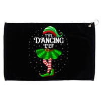 Dancing Elf Christmas Family Matching Women Girl Xmas Dance Grommeted Golf Towel