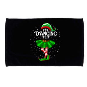 Dancing Elf Christmas Family Matching Women Girl Xmas Dance Microfiber Hand Towel