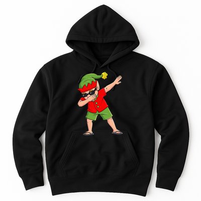 Dabbing Elf Christmas In July Summer Xmas Dab Hoodie