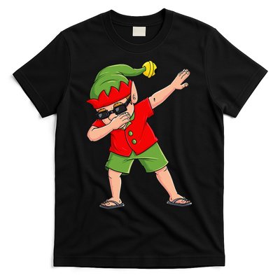 Dabbing Elf Christmas In July Summer Xmas Dab T-Shirt