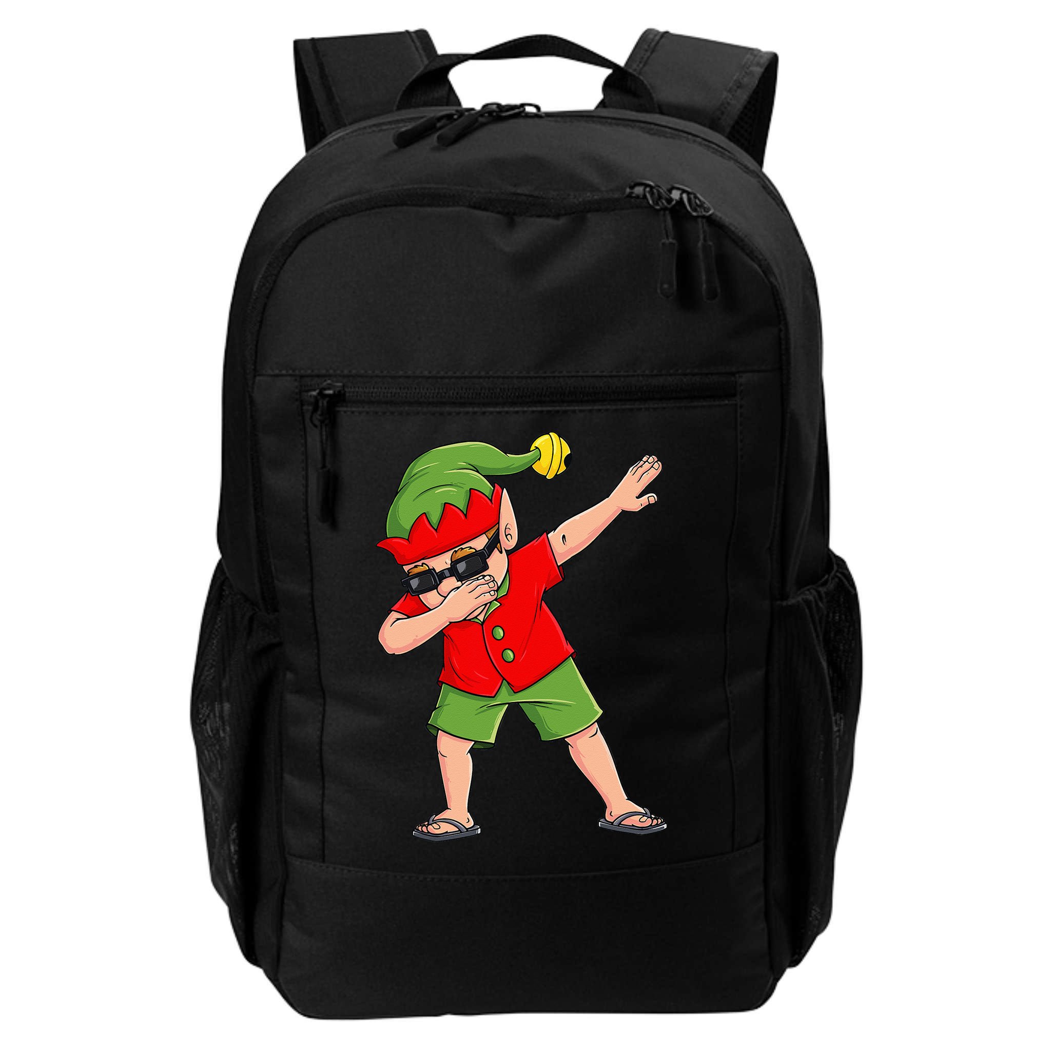 Dabbing Elf Christmas In July Summer Xmas Dab Backpack