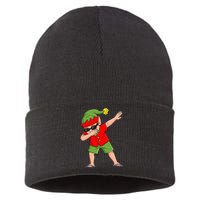 Dabbing Elf Christmas In July Summer Xmas Dab Sustainable Knit Beanie