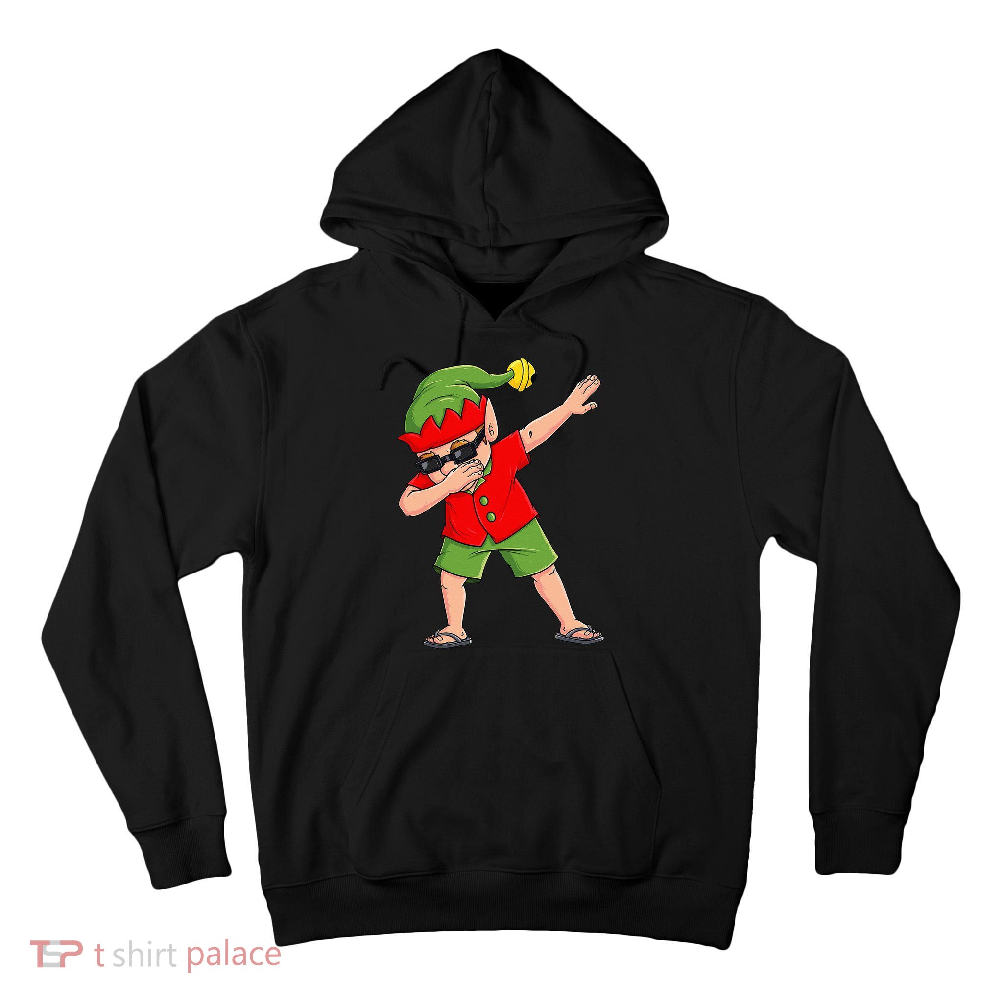 Dabbing Elf Christmas In July Summer Xmas Dab Tall Hoodie