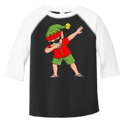 Dabbing Elf Christmas In July Summer Xmas Dab Toddler Fine Jersey T-Shirt