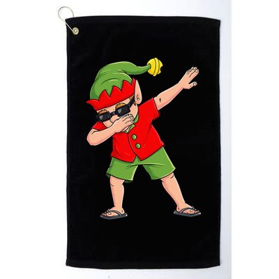 Dabbing Elf Christmas In July Summer Xmas Dab Golf Towel