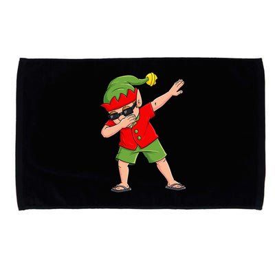 Dabbing Elf Christmas In July Summer Xmas Dab Microfiber Hand Towel