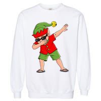Dabbing Elf Christmas In July Summer Xmas Dab Garment-Dyed Sweatshirt