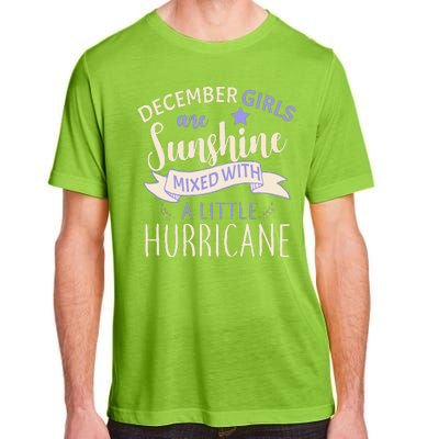 December Girls Are Sunshine Mixed With Hurricane Adult ChromaSoft Performance T-Shirt