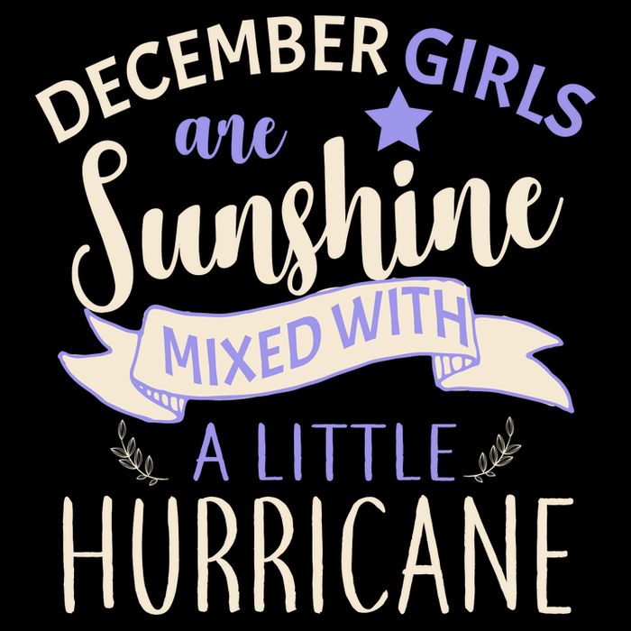 December Girls Are Sunshine Mixed With Hurricane Baby Bodysuit