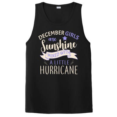 December Girls Are Sunshine Mixed With Hurricane PosiCharge Competitor Tank