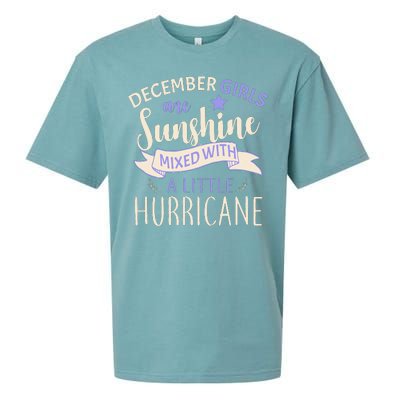 December Girls Are Sunshine Mixed With Hurricane Sueded Cloud Jersey T-Shirt