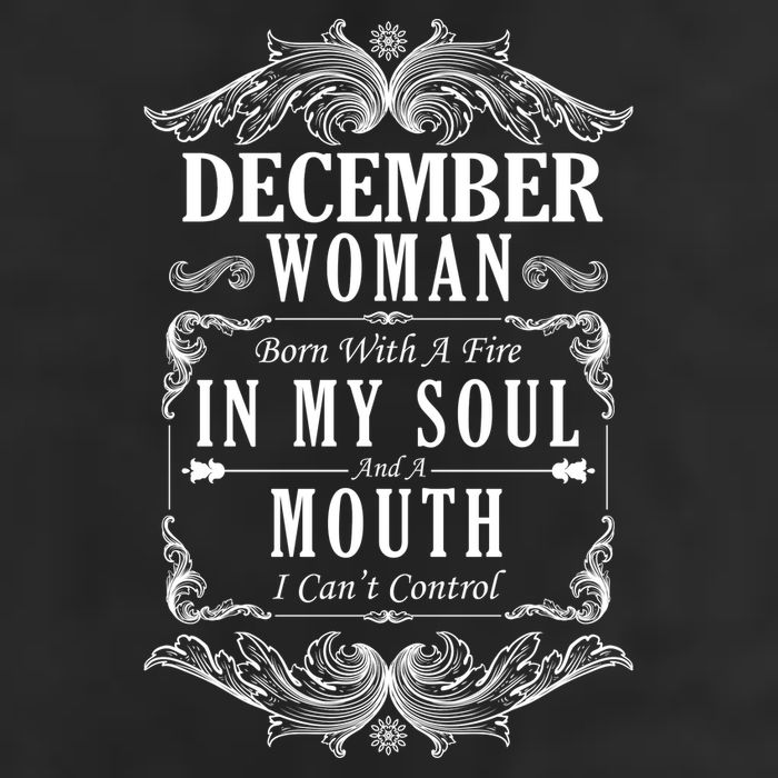 December Woman Funny Birthday Garment-Dyed Heavyweight T-Shirt
