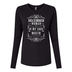 December Woman Funny Birthday Womens Cotton Relaxed Long Sleeve T-Shirt