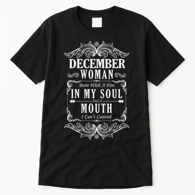 December Woman Funny Birthday Tall T-Shirt