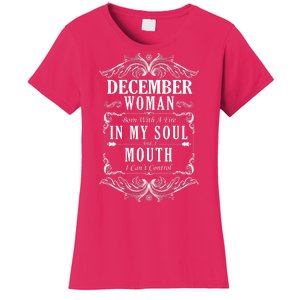 December Woman Funny Birthday Women's T-Shirt