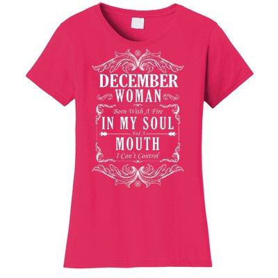 December Woman Funny Birthday Women's T-Shirt