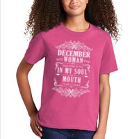 December Woman Funny Birthday Kids T-Shirt