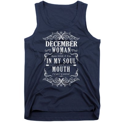 December Woman Funny Birthday Tank Top