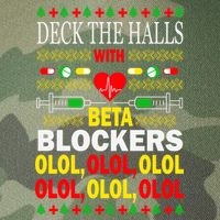 Deck The Halls With Beta Blockers Olol Legacy Tie Dye Trucker Hat