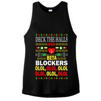 Deck The Halls With Beta Blockers Olol Ladies PosiCharge Tri-Blend Wicking Tank