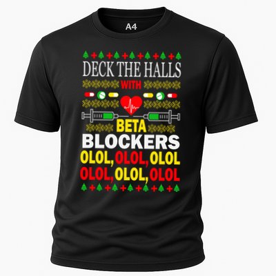 Deck The Halls With Beta Blockers Olol Performance Shirt
