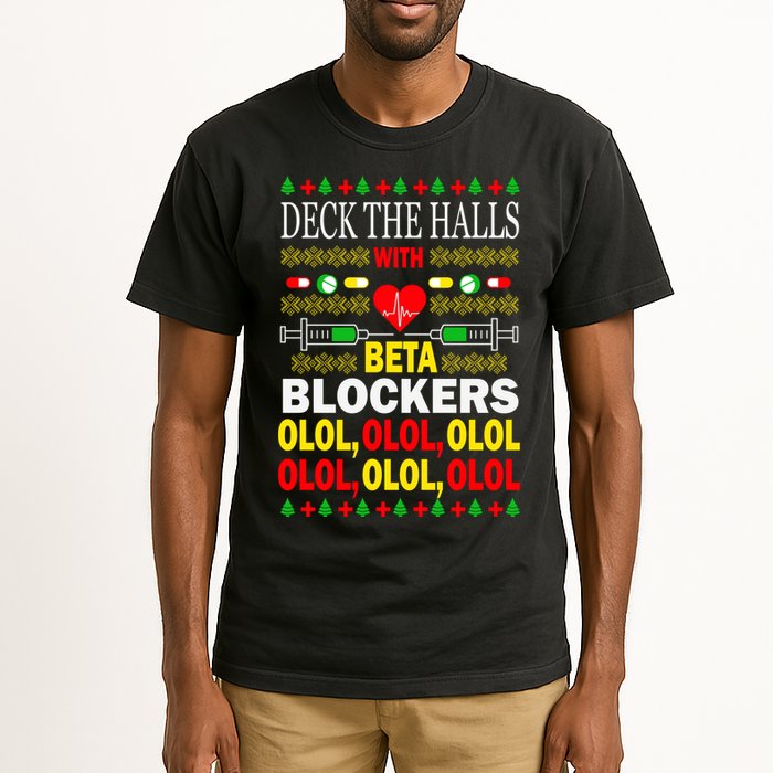Deck The Halls With Beta Blockers Olol Tall T-Shirt