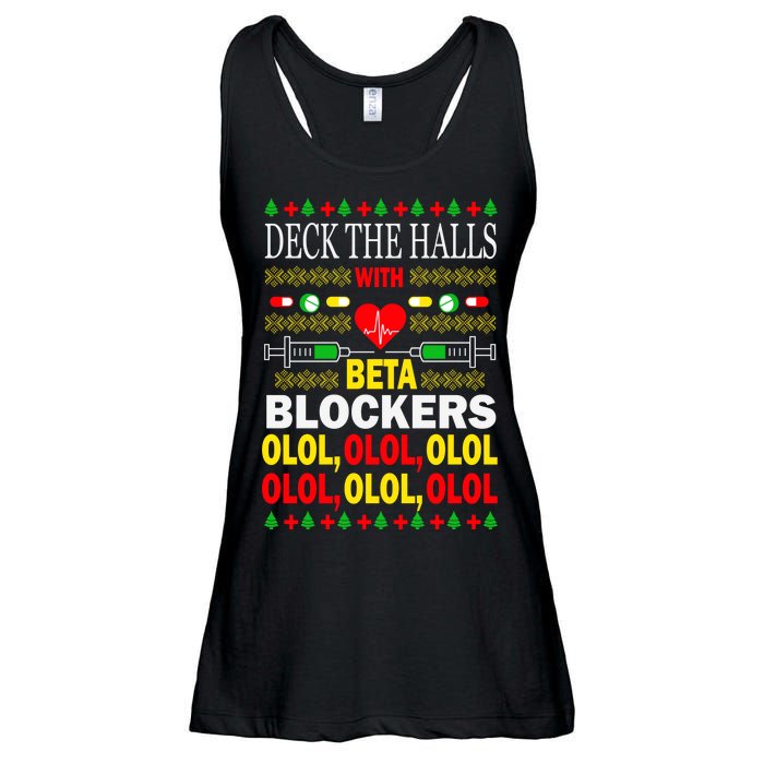 Deck The Halls With Beta Blockers Olol Ladies Essential Flowy Tank