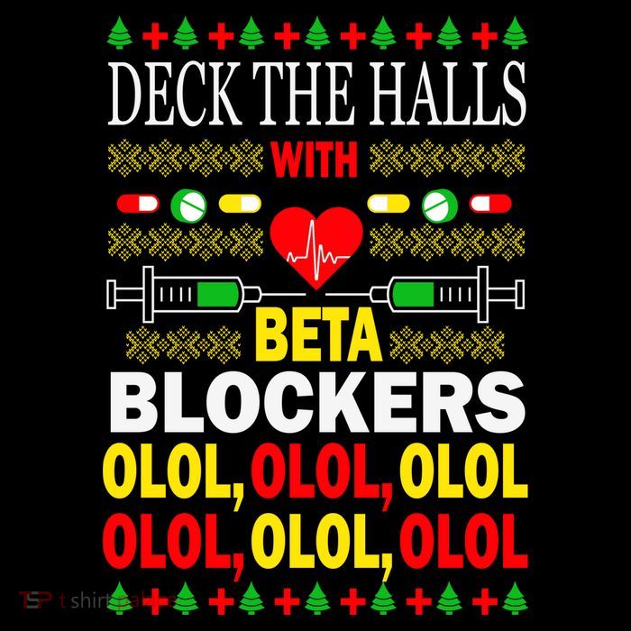 Deck The Halls With Beta Blockers Olol Mesh Reversible Basketball Jersey Tank