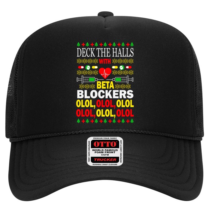 Deck The Halls With Beta Blockers Olol Trucker Hat