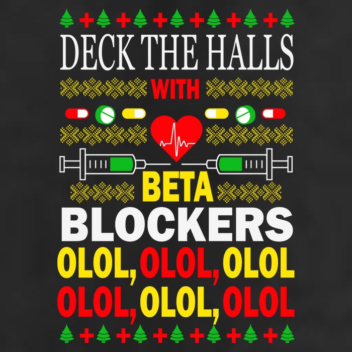 Deck The Halls With Beta Blockers Olol Trucker Hat