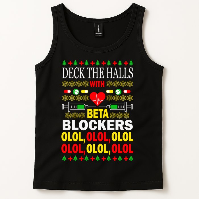 Deck The Halls With Beta Blockers Olol Tank Top