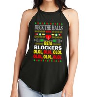 Deck The Halls With Beta Blockers Olol Women's Perfect Tri Rocker Tank