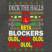 Deck The Halls With Beta Blockers Olol Vector Backpack