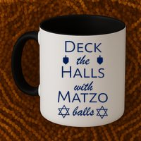 Deck The Halls With Matzo Balls Mug