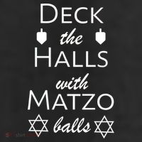 Deck The Halls With Matzo Balls 11oz C Handle Ceramic Mug