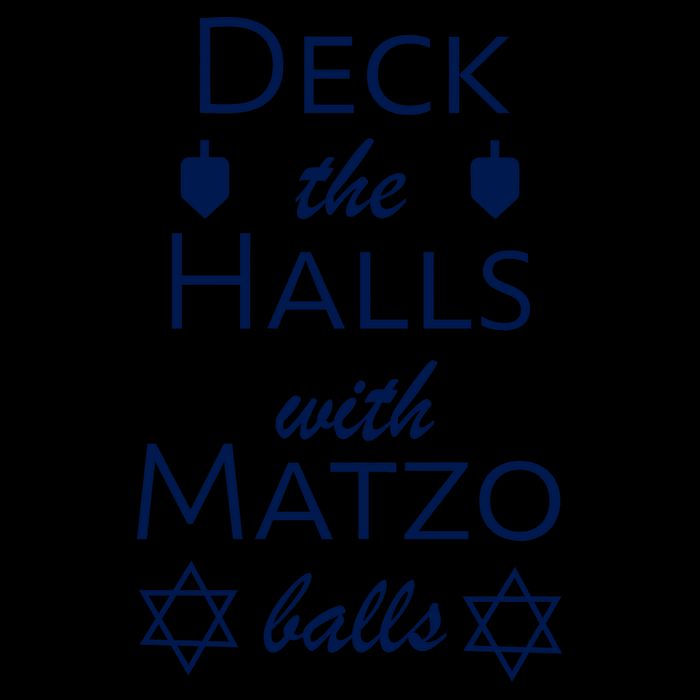 Deck The Halls With Matzo Balls 16oz Travel Tumbler