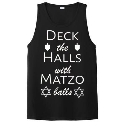 Deck The Halls With Matzo Balls PosiCharge Competitor Tank