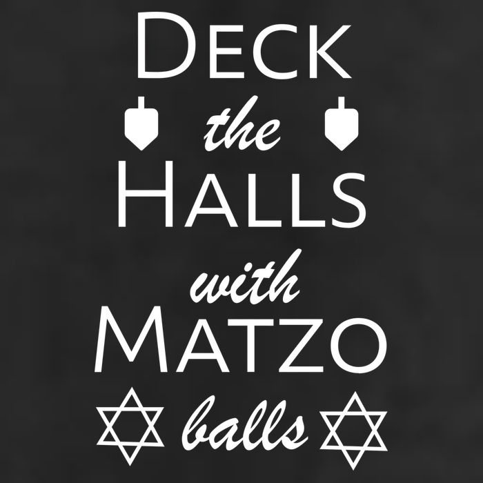 Deck The Halls With Matzo Balls Microfiber Hand Towel