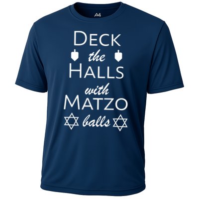 Deck The Halls With Matzo Balls Performance Shirt