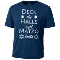 Deck The Halls With Matzo Balls Performance Shirt